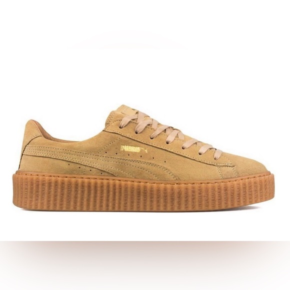 Fenty Puma Creepers in oatmeal oatmeal size 5.5,All Products : American Fashion Style Bags On Sale